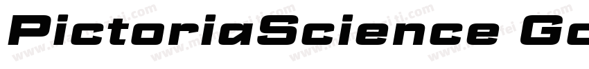 PictoriaScience Gothic SemiBold SmE字体转换